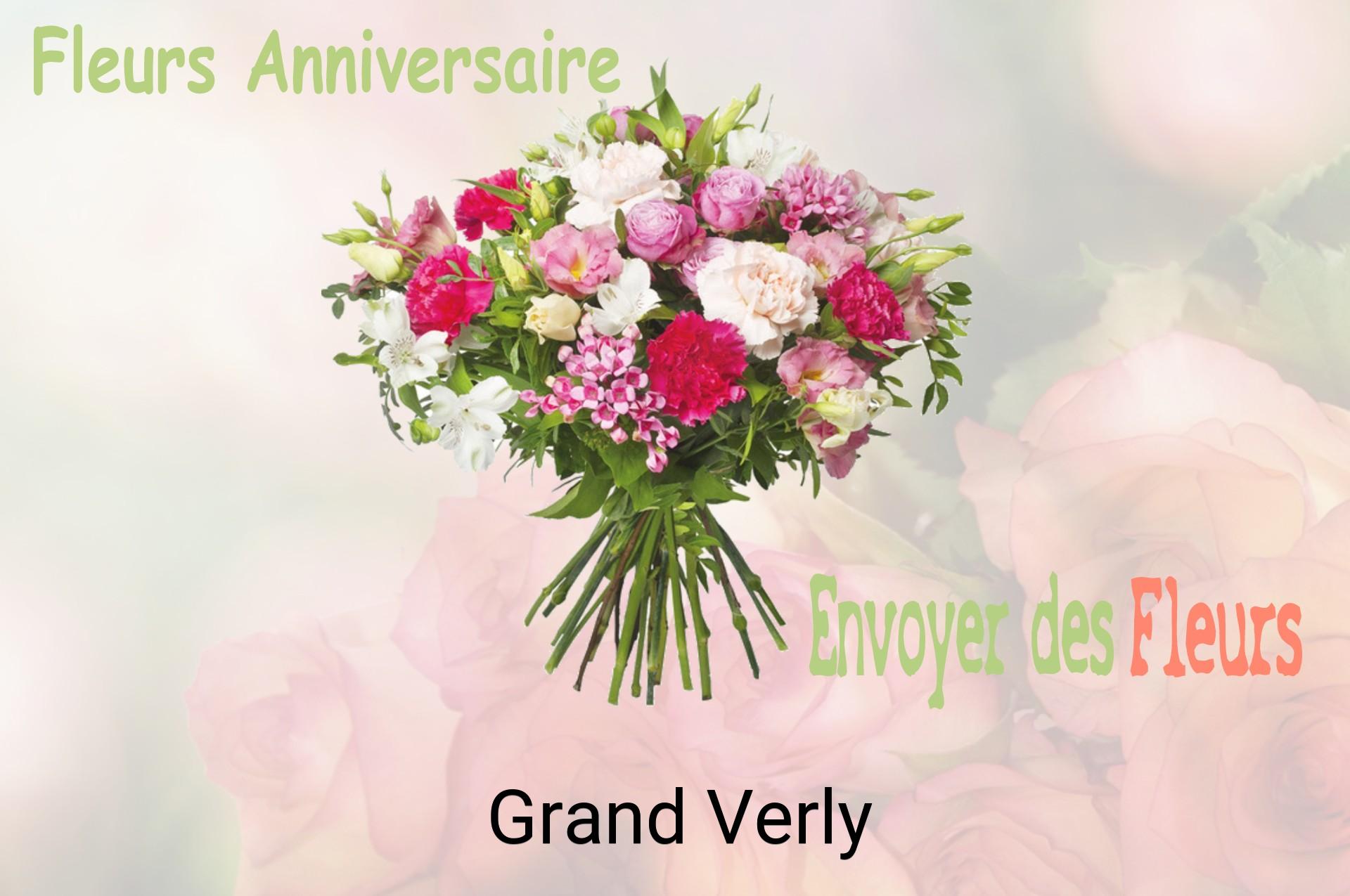 Bouquet de fleurs d’anniversaire livré à Grand-Verly