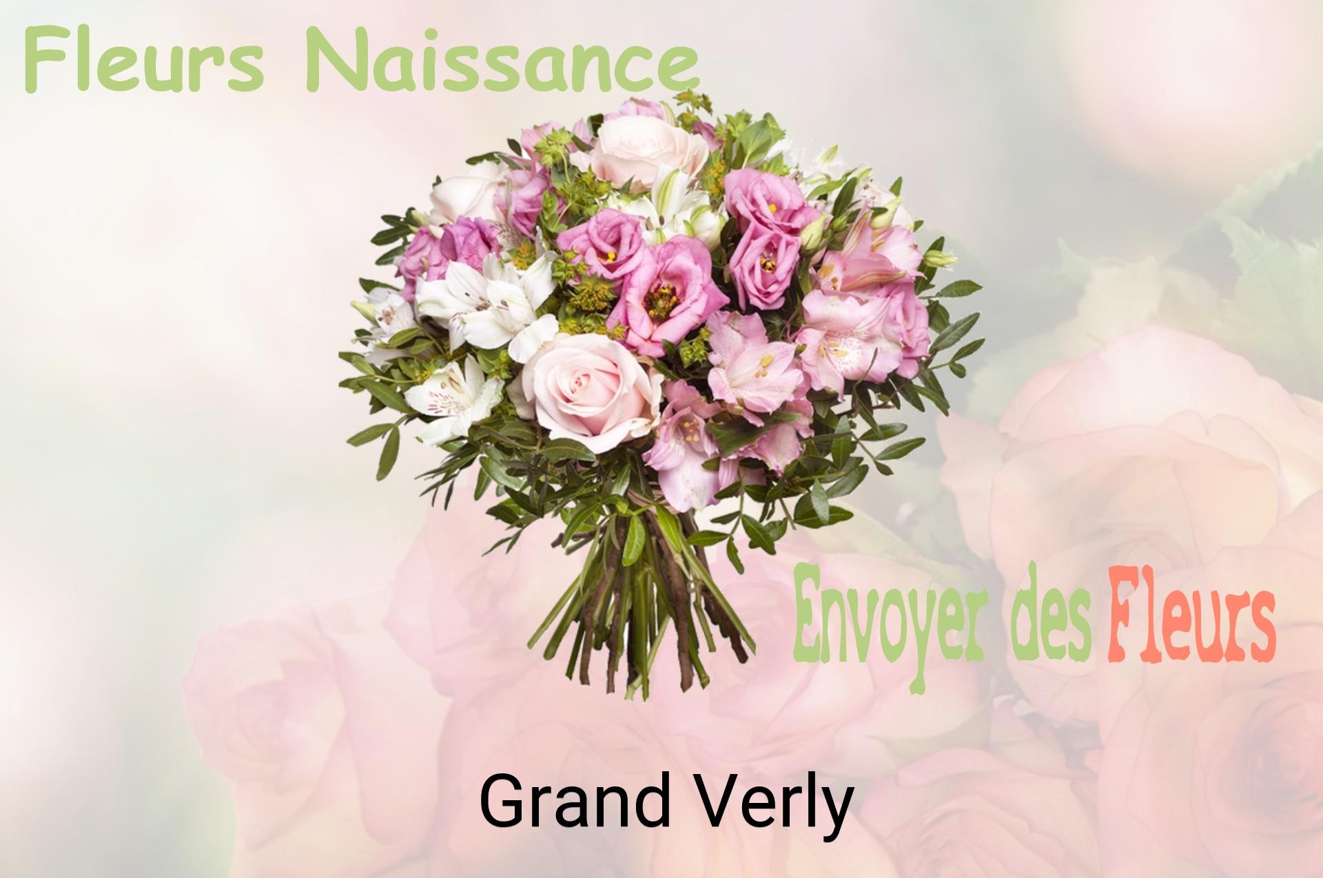 Bouquet de fleurs de naissance livré à Grand-Verly